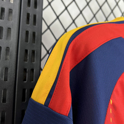 Camisa Seleção da Espanha I 2026 - Masculina Adidas Torcedor - Vermelho e Azul